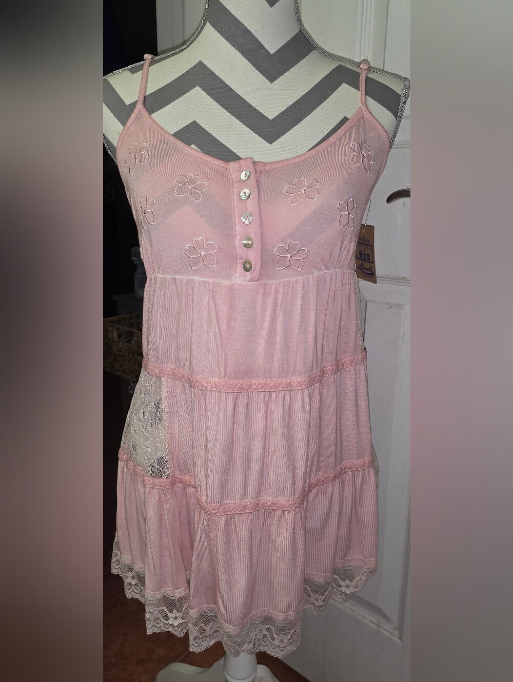 POL Women’s Pink Camisole/ Slip Dress- SIZE SMALL
